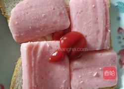 鸡蛋火腿三明治的做法图解2
