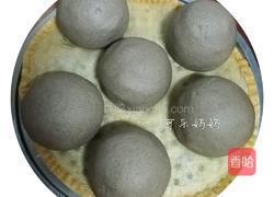 荞面黑芝麻馒头的做法图解3