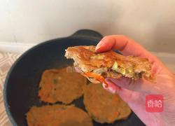 西兰花粉丝煎饼的做法图解15