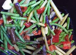 干煸素三样的做法图解8