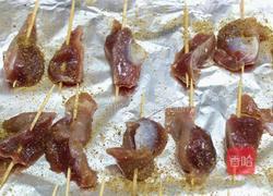 烤鸡胗的做法图解5