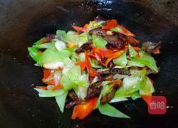 莴笋仔姜胡萝卜炒香肠的做法图解19