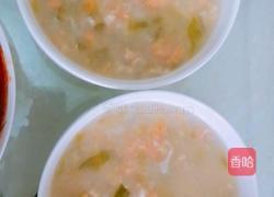 三文鱼海鲜粥的做法图解5