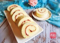 草莓酱蛋糕卷的做法图解1