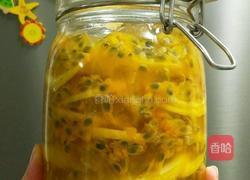 柠檬百香果蜂蜜茶的做法图解7