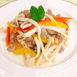海鲜菇炒肉沫的做法[图]