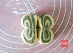 黑芝麻蝴蝶馒头的做法图解12