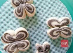 黑芝麻蝴蝶馒头的做法图解14