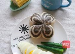 黑芝麻蝴蝶馒头的做法图解17