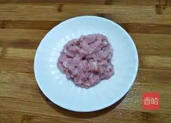 Illustration of how to make minced pork tofu 6