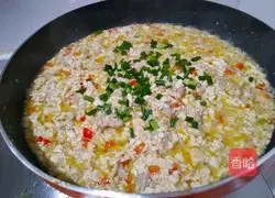 Illustration of how to make minced meat and tofu 28