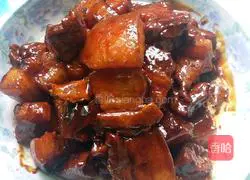 Illustration of braised pork recipe 11