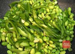 青椒炒毛豆的做法图解6