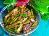 茄子烧豆角