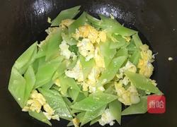 清炒莴苣鸡蛋 的做法图解7