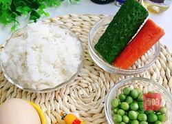 五彩炒饭的教学的做法图解1