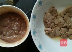 猪肝青菜刀削面的做法图解3