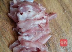 茭白炒肉丝的做法图解2