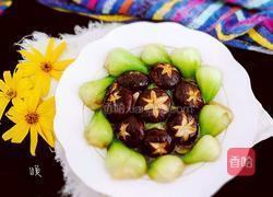 香菇扒棠菜 的做法图解9