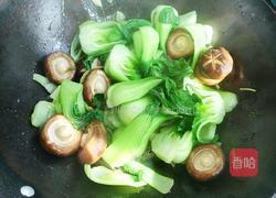 香菇扒棠菜 的做法图解5