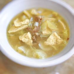 肉片白菜豆腐泡汤 的做法[图]