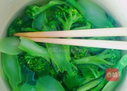 虾球炒西蓝花的做法图解6