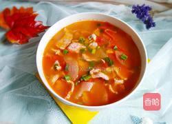 番茄黄瓜肉片汤的做法图解19