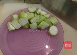 丝瓜撞牛排菇的做法图解2