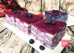 蓝莓慕斯蛋糕+6寸方模的做法图解24