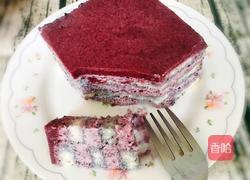 蓝莓慕斯蛋糕+6寸方模的做法图解25