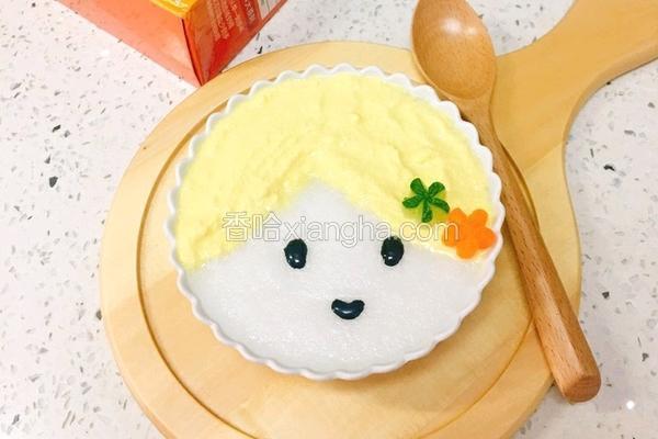 蛋黄泥米粉糊