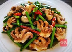 韭苔爆炒八爪鱼的做法图解20
