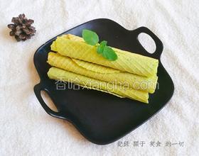 菠菜汁蛋卷