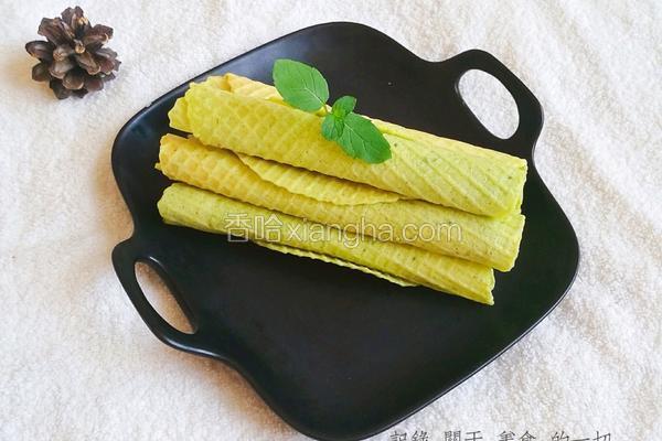 菠菜汁蛋卷