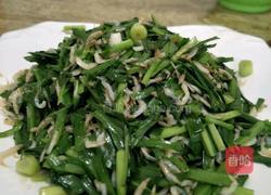 韭菜炒虾皮的做法图解3