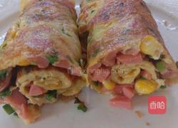 火腿肠玉米卷的做法图解6