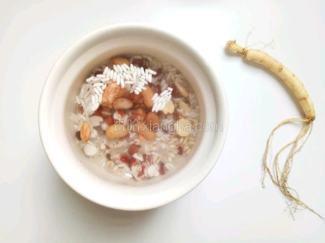 人参八宝粥  不上火的人参吃法 