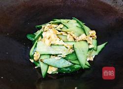 黄瓜炒鸡蛋的做法图解8