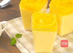 零难度黄桃玫瑰布丁的做法图解6