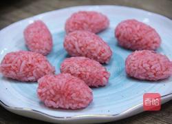 草莓饭团的做法图解4