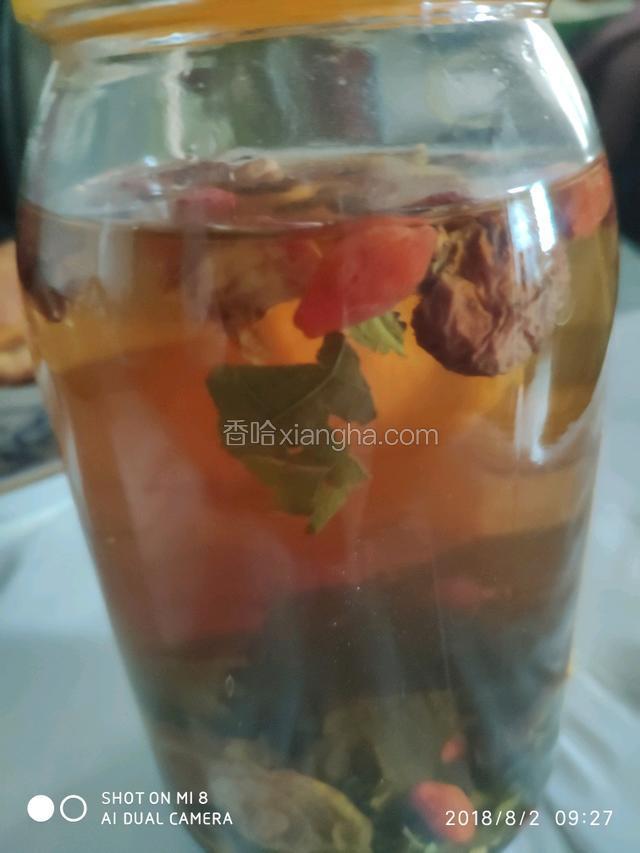 自制溶脂减凉茶