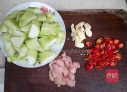 丝瓜炒肉片的做法图解3