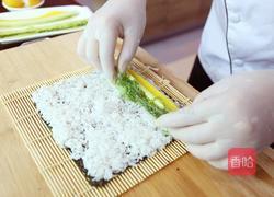 芥辣蘸寿司卷的做法图解3