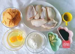 Illustration of how to make potato chips with chicken wings 1