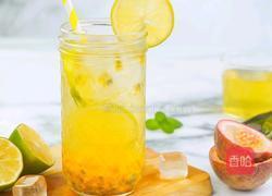 百香果青柠冷泡茶的做法图解6