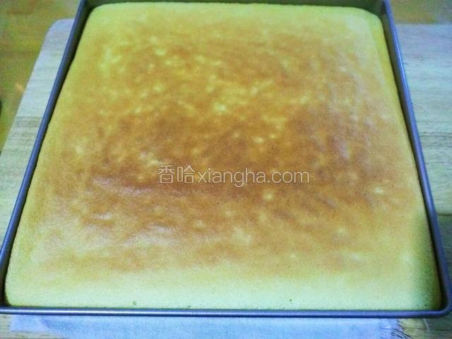 放入预热好的烤箱 150度20分钟 出炉后震出热气