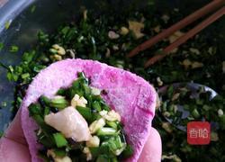 火龙果水饺的做法图解3