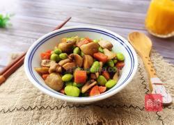 青豆炒蘑菇的做法图解9