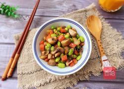 青豆炒蘑菇的做法图解10