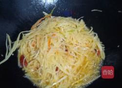 酸辣土豆丝的做法图解5